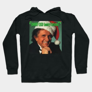 Johnny Cash Country Christmas Hoodie